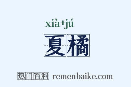 夏橘是什么意思的图片